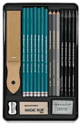 Prismacolor Graphite Drawing Set of 18, Interior Contents