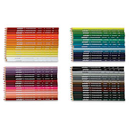 Prismacolor Scholar Colored Pencils - Set of 60, Assorted Colors, contents