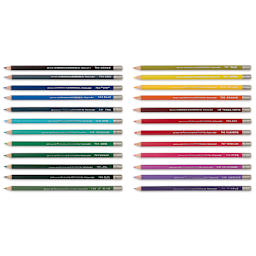 General's Kimberly Watercolor Pencil Set - Assorted Colors, Set of 24