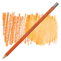 General's Kimberly Watercolor Pencil - Orange pencil and swatch