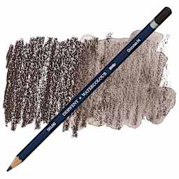 Derwent Watercolor Pencil - Chocolate pencil and swatch