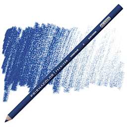 Prismacolor Premier Colored Pencil - Denim Blue pencil and swatch