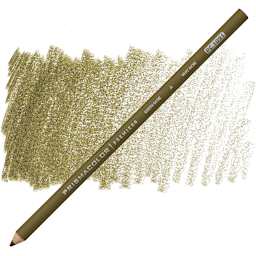 Prismacolor Premier Colored Pencil - Green Ochre pencil and swatch