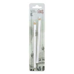 Conté à Paris Pastel Pencils - Set of 2, White, front of the packaging