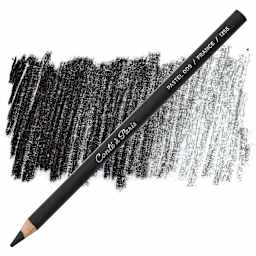 Conté à Paris Pastel Pencil - Black pencil and swatch