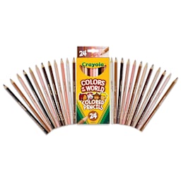 Crayola Colors of the World Colored Pencils (package with set contents)