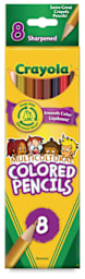 Multicultural Colored Pencils - Front View of Package showing pencil colors