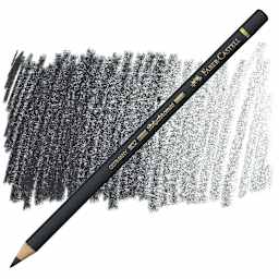 Faber-Castell Polychromos Pencil - Payne's Gray pencil and swatch
