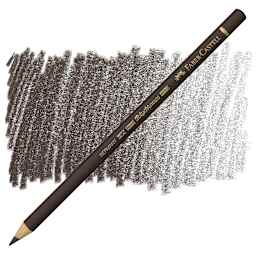 Faber-Castell Polychromos Pencil - Walnut Brown pencil and swatch