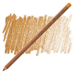 Faber-Castell Pitt Pastel Pencil - Brown Ochre pencil and swatch