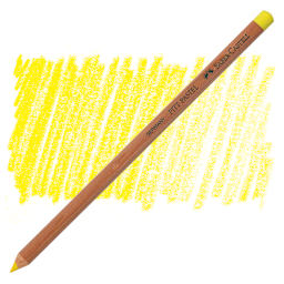 Faber-Castell Pitt Pastel Pencil - Light Chrome Yellow pencil and swatch