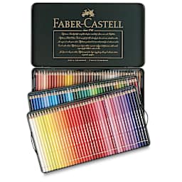 Faber-Castell Polychromos Pencil Set - Assorted Colors, Set of 120, open set