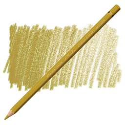 Caran d'Ache Pablo Colored Pencil - Green Ochre pencil and swatch