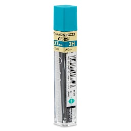 Pentel Hi-Polymer Lead Refills - 0.7 mm, Black, 3H back of package