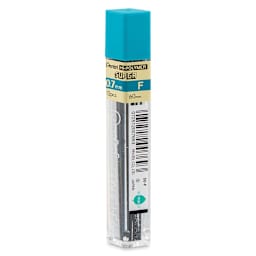 Pentel Hi-Polymer Lead Refills - 0.7 mm, Black, F back of package