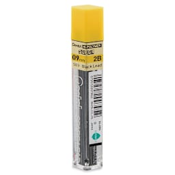 Pentel Hi-Polymer Lead Refills - 0.9 mm, Black, 2B back of package