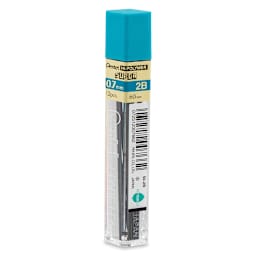 Pentel Hi-Polymer Lead Refills - 0.7 mm, Black, 2B back of package