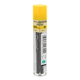 Pentel Hi-Polymer Lead Refills - 0.9 mm, Black, B back of package