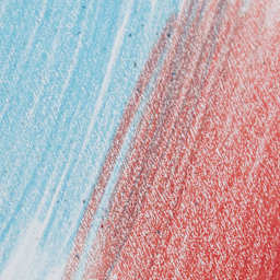 Blackwing Color Pencils, blended Red and Blue colors