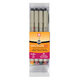 Sakura Pigma Micron Pens - Set of 16, Assorted Colors, 05, packaging
