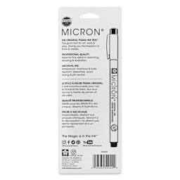 Sakura Pigma Micron Pens - Set of 3, Black, 01, back of packaging