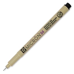 Sakura Pigma Micron Pen - Black, 04, cap off