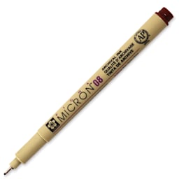 Sakura Pigma Micron Pen - Burgundy, 08