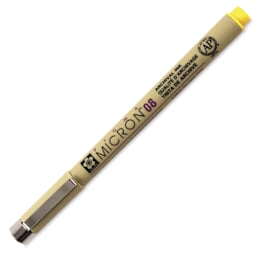 Sakura Pigma Micron Pen - Yellow, 08
