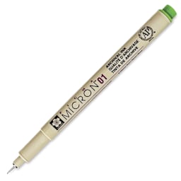 Sakura Pigma Micron Pen - Fresh Green, 01