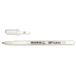Sakura Gelly Roll Opaque White Pen - Fine Tip, cap off