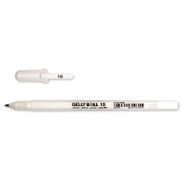 Sakura Gelly Roll Opaque White Pen - Bold Tip, cap off