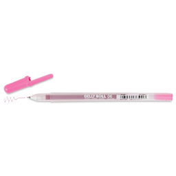 Sakura Gelly Roll Pen - Fine Point, Pink, cap off