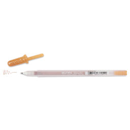 Sakura Gelly Roll Pen - Medium Point, Metallic Copper, cap off