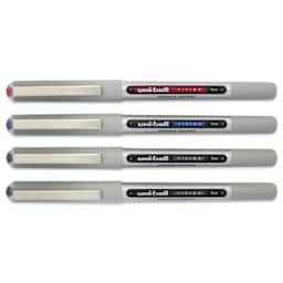 Uni-Ball Vision Rollerball Pen - Assorted Colors, 0.7 mm, Pkg of 4