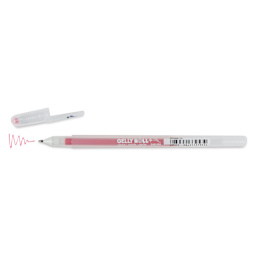 Sakura Gelly Roll Stardust Pen - Red, 0.5 mm, cap off