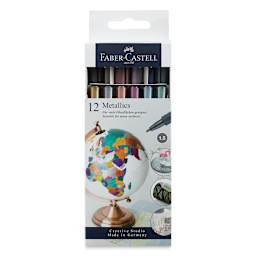 Faber-Castell Metallic Markers - Set of 12