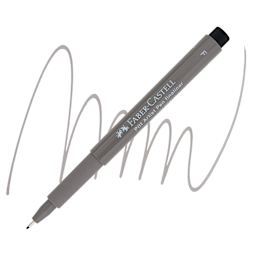 Faber-Castell Pitt Artist Pen - Warm Gray IV, Fine Nib pen and swatch
