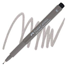 Faber-Castell Pitt Artist Pen - Warm Gray IV, Medium Nib pen and swatch