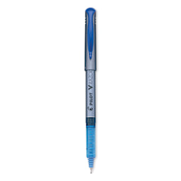 Pilot V-Razor Point Marker Pen - Blue with cap off