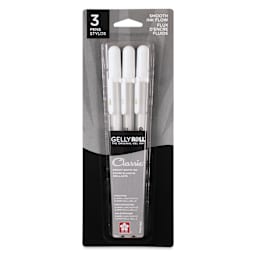Sakura Gelly Roll Opaque White Pen - Set of 3, front of packaging