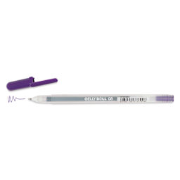 Sakura Gelly Roll Pen - Purple, Medium, cap off