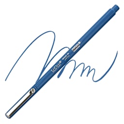 Marvy Uchida LePen Fine Line Marker - Steel Blue marker and swatch