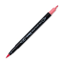 Lyra Aqua Brush Duo Marker - Rose Carmine 024 (with caps off)