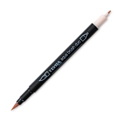 Lyra Aqua Brush Duo Marker - Naples Yellow 085 (with caps off)