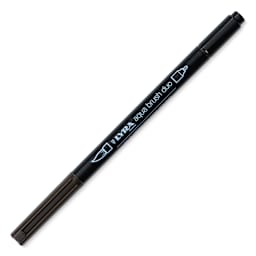 Lyra Aqua Brush Duo Marker - Deep Sepia 075