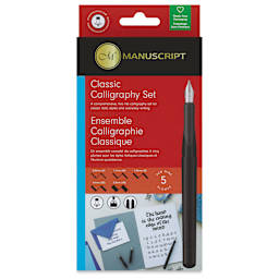 Manuscript Calligraphy Fountain Pen - Classic Set, front of the packaging