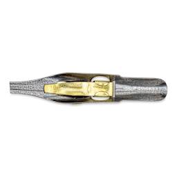 Speedball Broad Edge C-Series Flat Calligraphy Nib - C2, bottom view of the nib