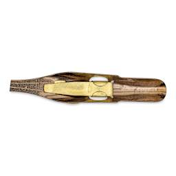 Speedball Broad Edge C-Series Flat Calligraphy Nib - LC2, Left-Handed, bottom view of the nib