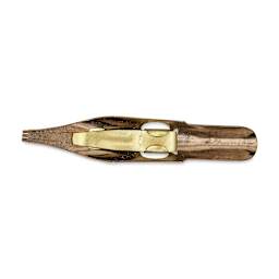 Speedball Broad Edge C-Series Flat Calligraphy Nib - LC3, Left-Handed, bottom view of the nib