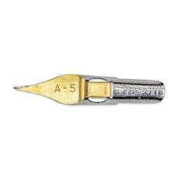 Speedball Broad Edge A-Series Square Calligraphy Nib - A5, view of the top of the nib